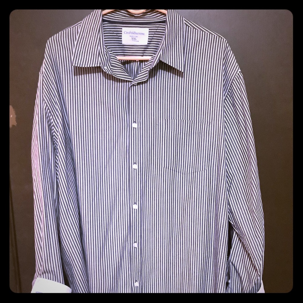 Croft & Barrow button up casual dress shirt XXL